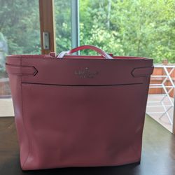 Kate Spade Staci Laptop Tote Large Women's Handbag Garden Pink