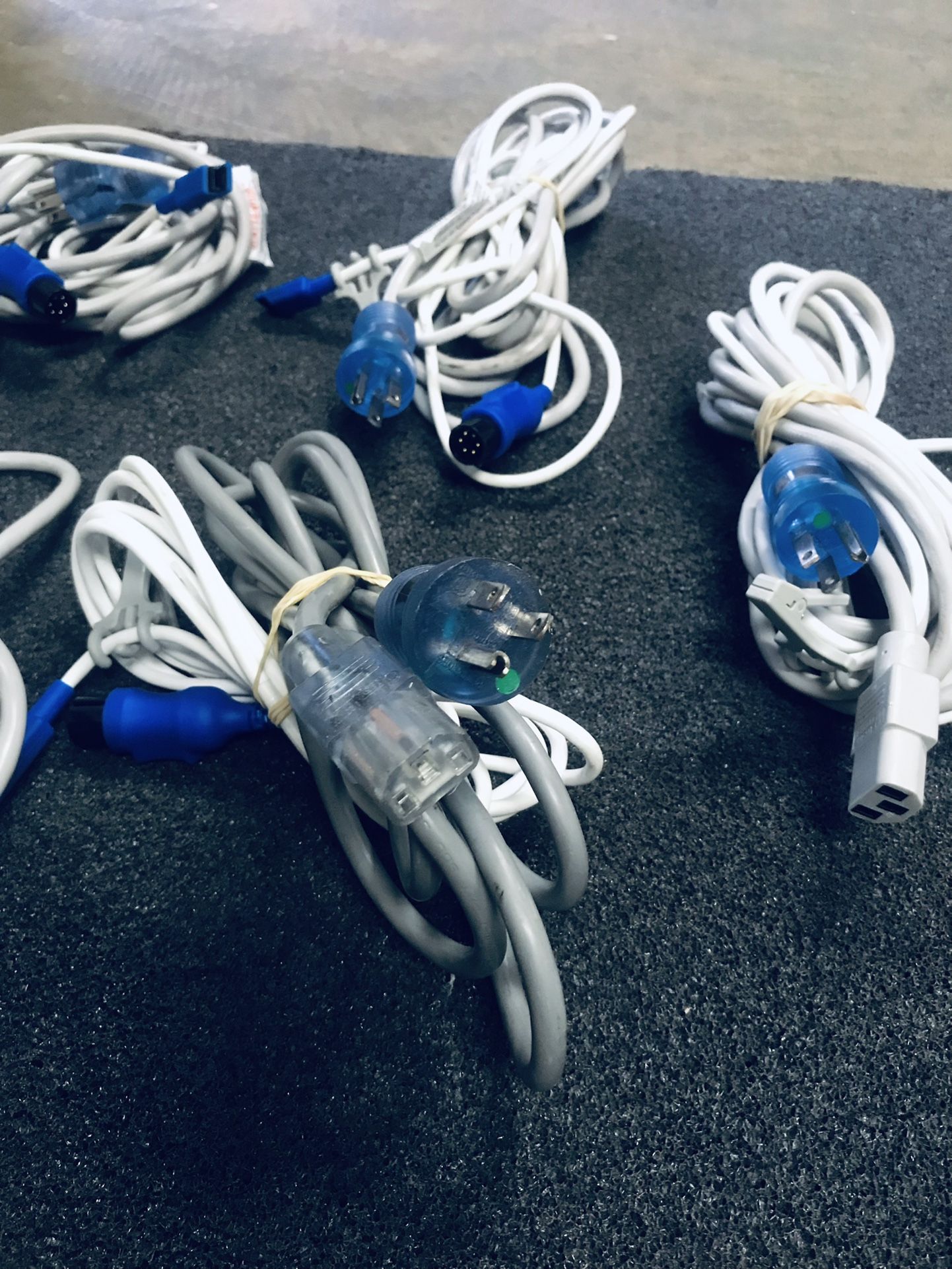 Lot Of 5 Bionet Hospital Grade Power Cable With 5 Exspiron 1Xi Patient Cables RMI 51130