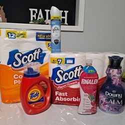 Household Bundle Scott. Tide. Downy. Glade & Pinalen 