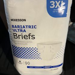 Bariatric Ultra Briefs 8 Count 3XL