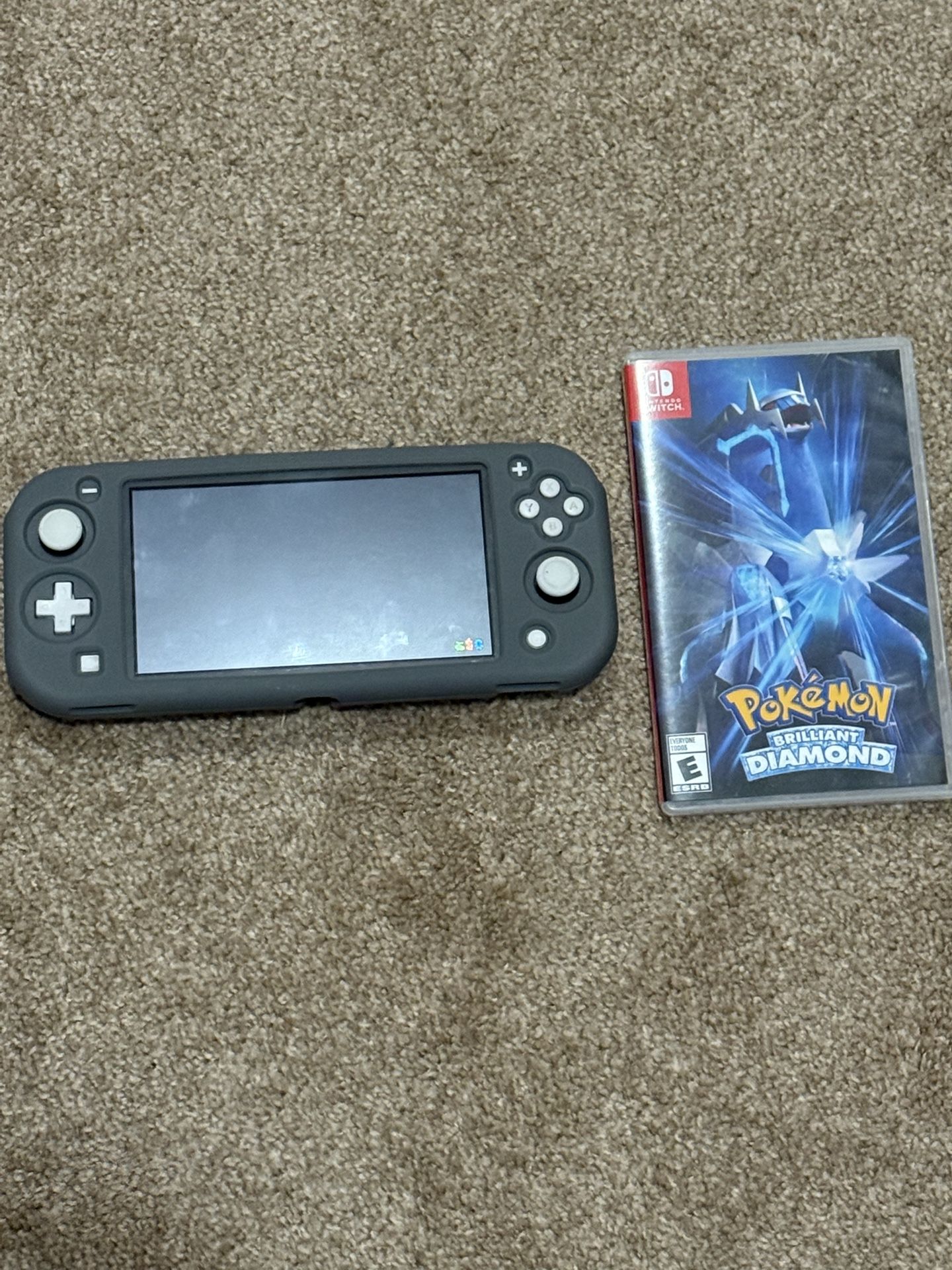Nintendo Switch Lite With Pokemon Brilliant Diamond 