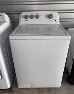 White Whirlpool Washer