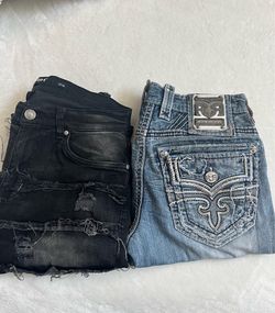 Revival rocks and stack jeans