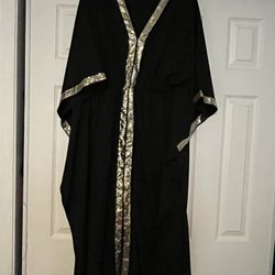 Black Gold Sequin Kaftan Fits Small To Medium Worn Once 