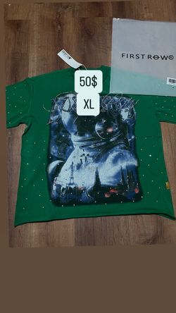 First Row Green Graphic T-Shirt XL