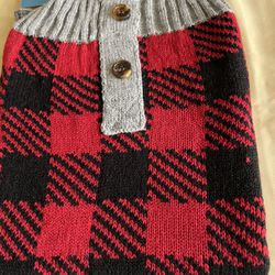 Dog Sweater Sz M For Beagle Standard Poodle. New 