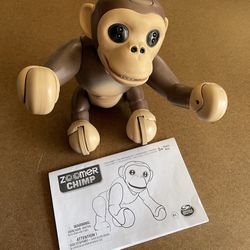 Zoomer Chimp, Interactive Chimp with Voice Command, Movement and Sensors by Spin Master