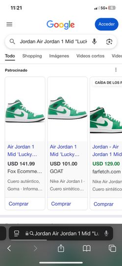 jordan 1 lucky green size 5.5 Y They Were Just Sitting In My Closet. I Didn’t Really Use Them.