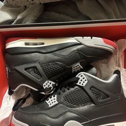 DS Jordan 4 bred reimagined Size 10