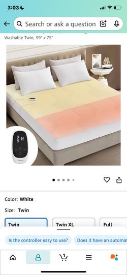 New Sealed Twin Heating Pad