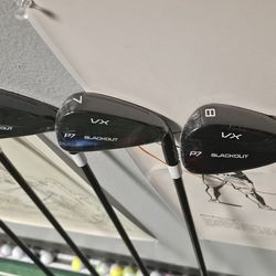 Brand New CUSTOM Golf Iron Set (4-PW) Black Finish - TaylorMade p790 series replicas - VX P7 Blackout
