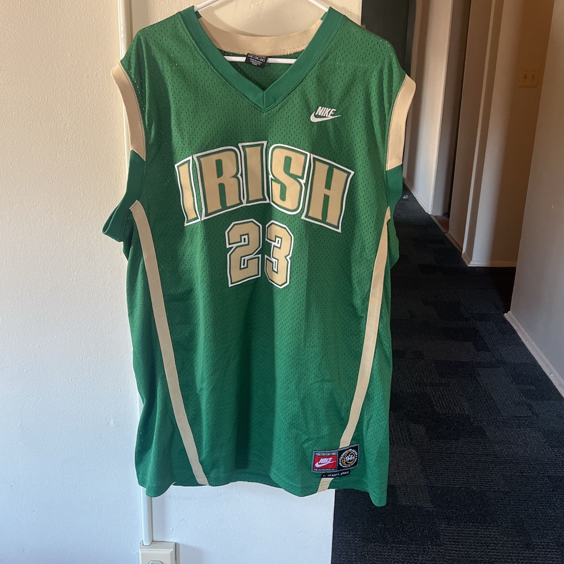 LeBron James Irish St. Vincent Jersey