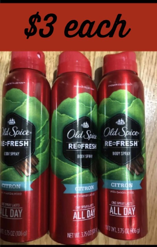 Old spice deodorant spray