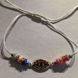 Devil's Eye Charm Bracelet Women Men