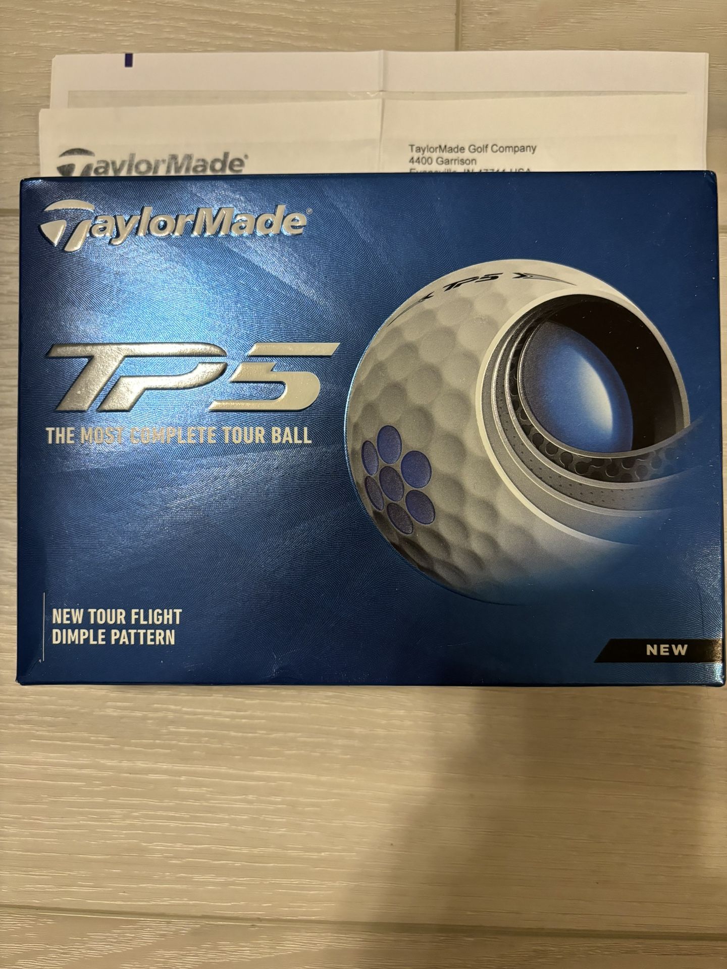  Brand New Box Dozen Taylor Made Tp5 Golf Balls From Factory 