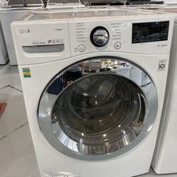 White 4.5 Cu. Ft. Smart Wi-Fi Enabled Front Load Washer