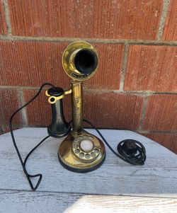 Antique candlestick telephone