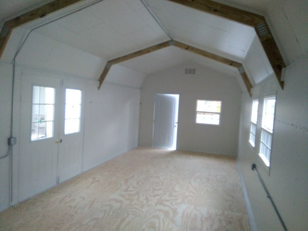 12x30 Insulated Cabin Tiny House Storage Building Portable