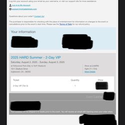 Hard Summer VIP August 2025 