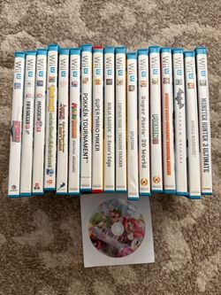 Nintendo wii u wiiu games 15 each