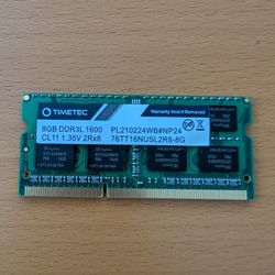 Timetec 8GB RAM DDR3L 1600