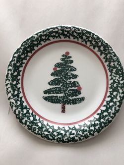 FURIO Christmas Plate  8”