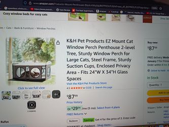 EZ Mount Cat Window Perch Penthouse