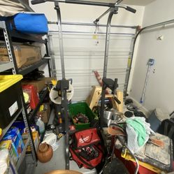 Tower Pull Up Bar Station Workout Dip Station for Home Gym Strength Training Fitness Equipment 