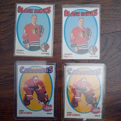 Vintage Hockey Cards: Ken Dryden and Bobby Hull