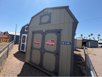 10x20 lofted shed