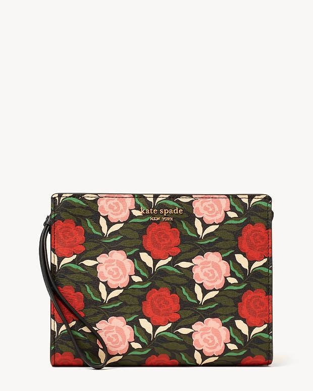 Kate Spade Rose Garden Wristlet Clutch.