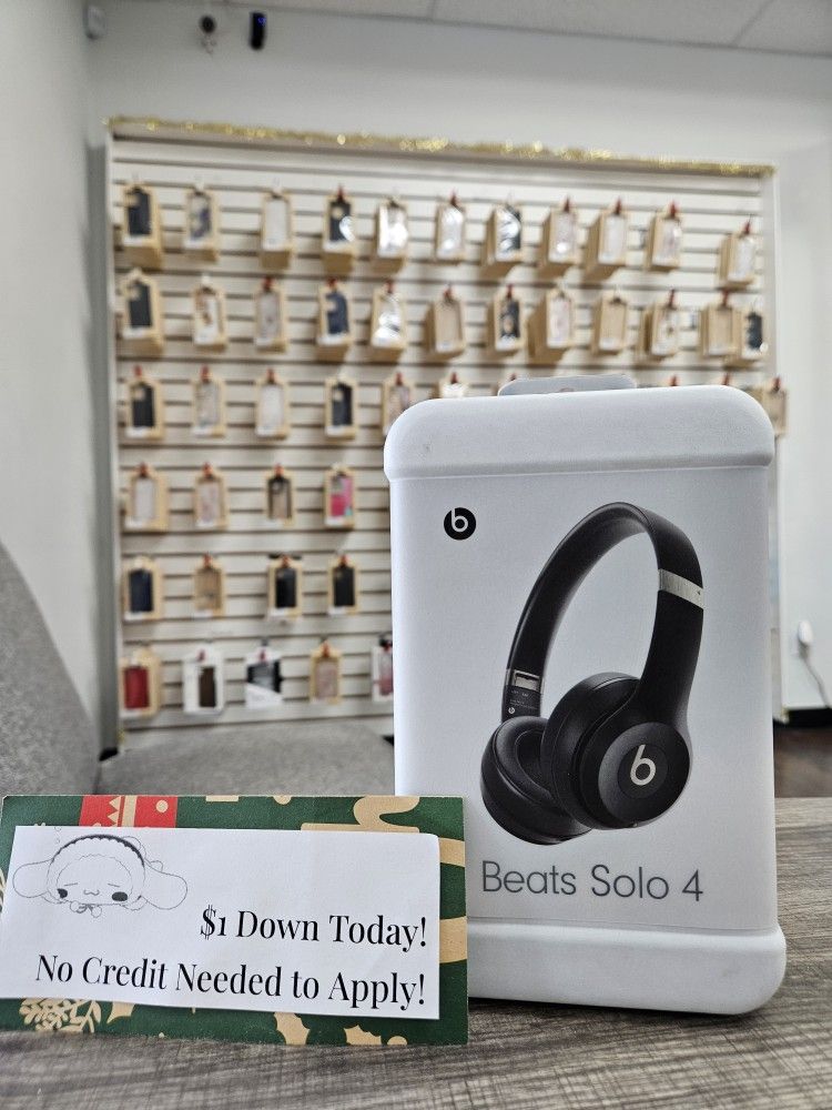Beat By Dre Solo 4 Wireless Headphones New - Payments Available - Pay $1 Down To take It home