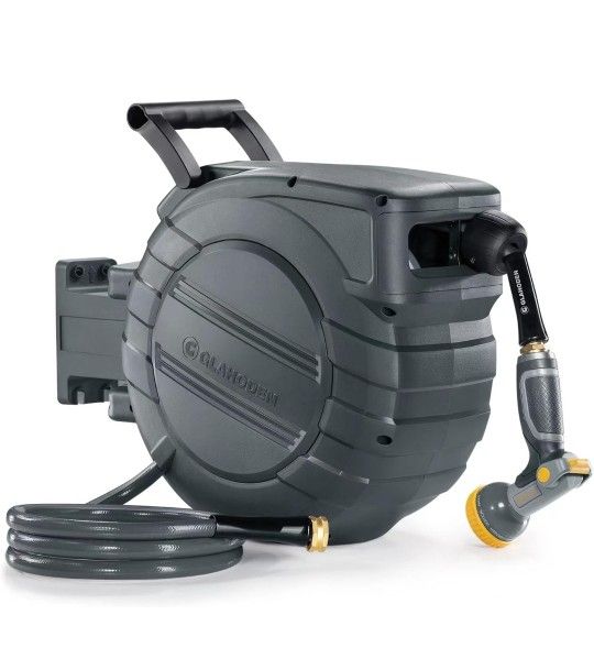 AquaZilla 65 ft Retractable Garden Hose Reel - NEW