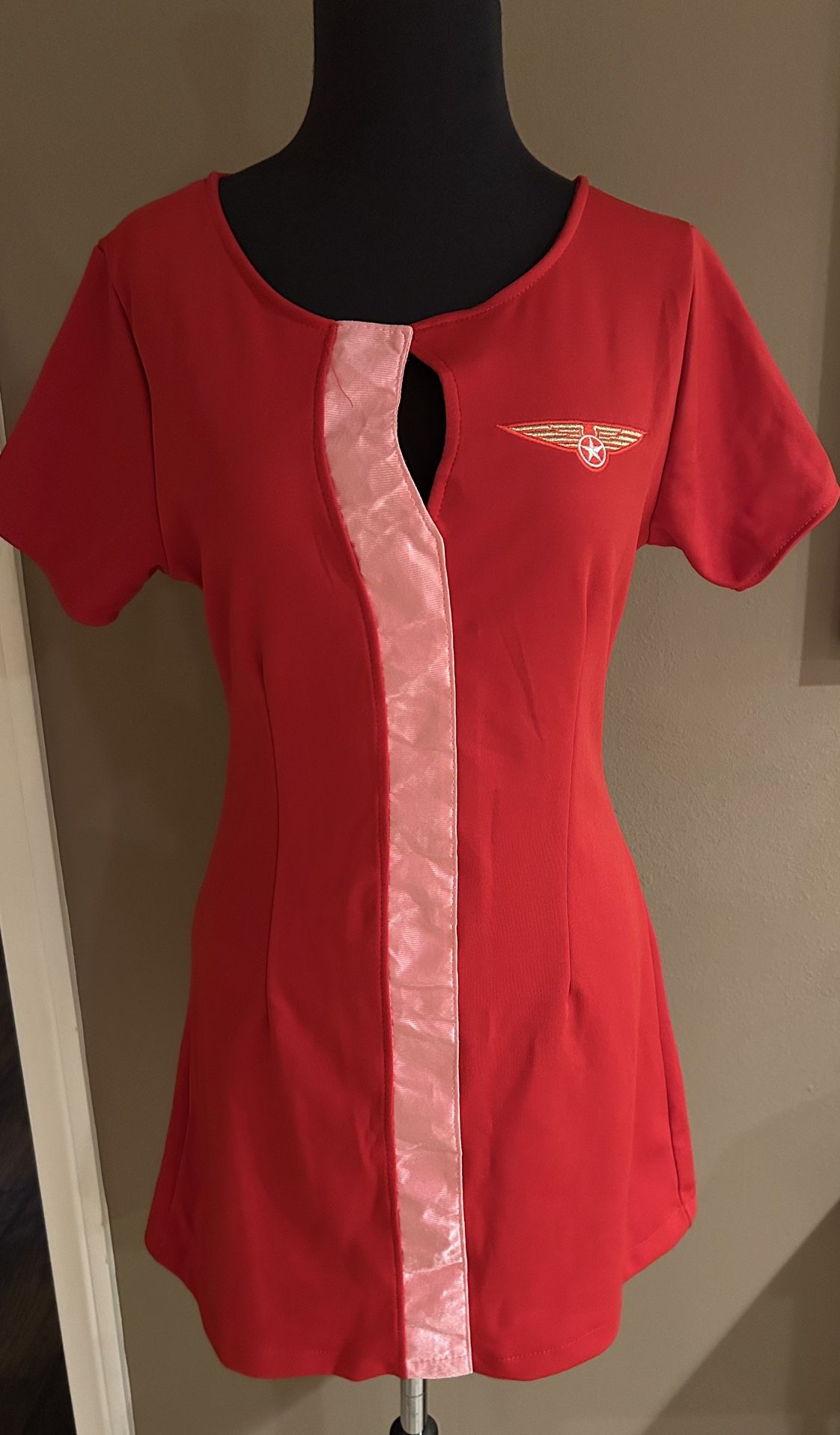 Ladies Costume Dress Flight Attendant Medium