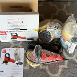 Griot’s Garage 6” Random Orbital Wax Polish Machine With Pads