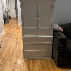 MUST GO TODAY!!! Pottery Barn Armoire storage cabinet 