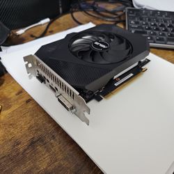 ASUS PH-GTX1650-O4GD6-P GTX 1650 4GB GDDR6 6-Pin Graphics Card Used