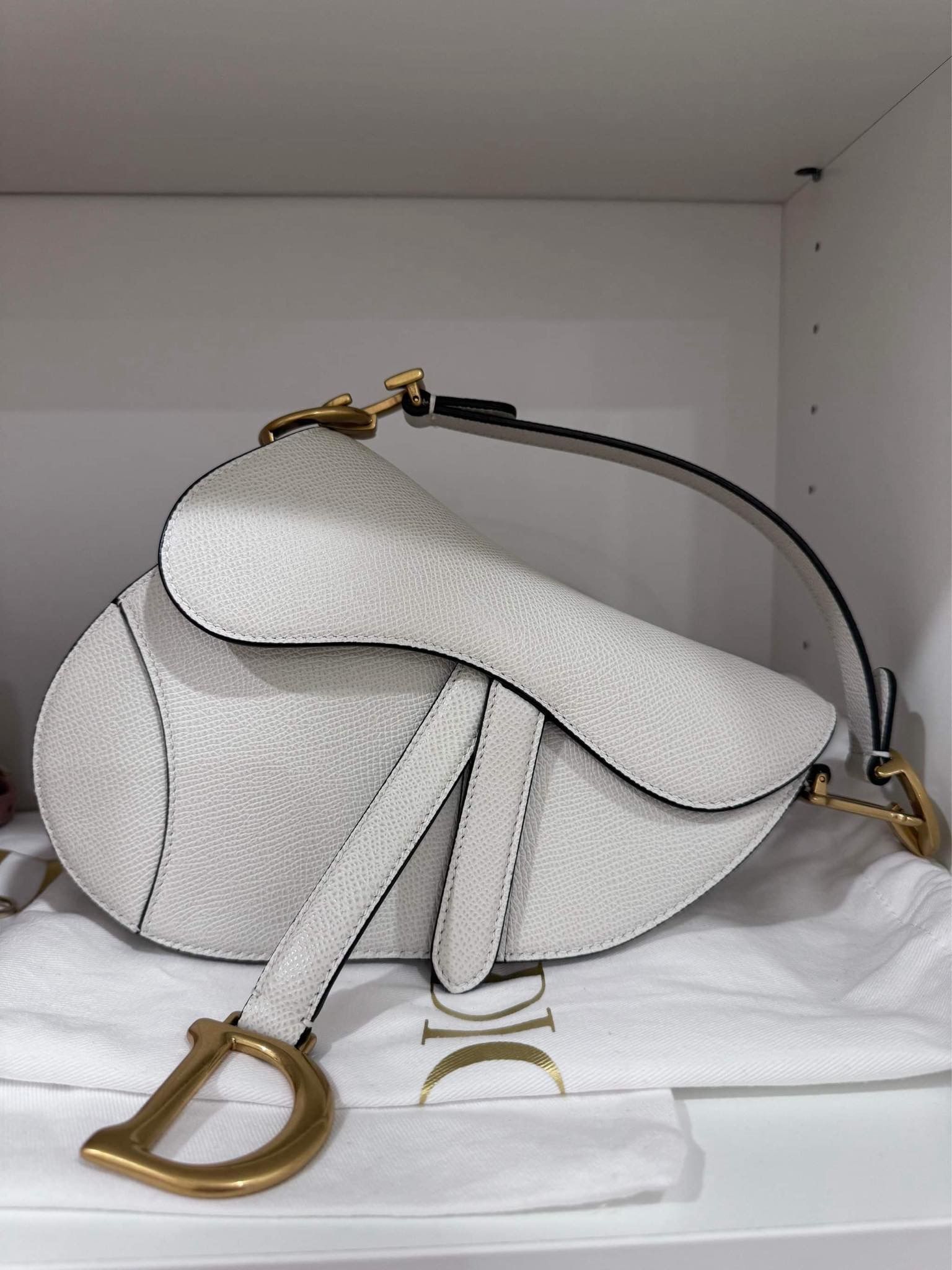 Authentic Dior Saddle Bag