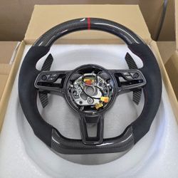 Steering Wheel for Porsche Cayman 981 982 987 Cayenne 958 957 Panamera 970 971 718 Boxster Macan 95B