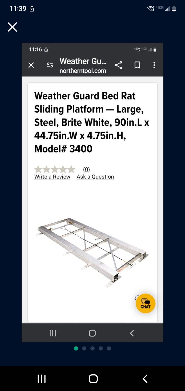 Weatherguard Aluminum Sliding Platform For 8ft Truck Bed