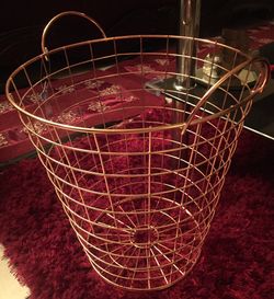 Wire basket 🧺 rose gold color