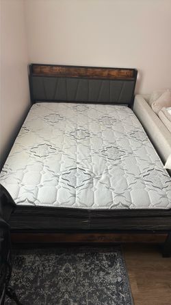 Full size bed and frame