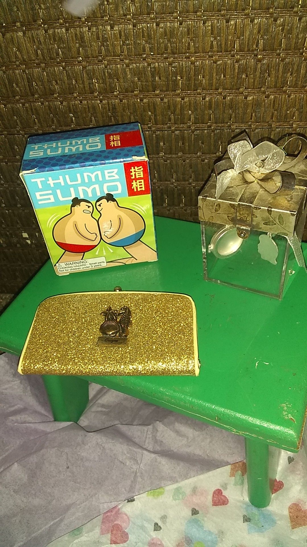 One picture box one 1960 coin clutch never out of the box thumb sumo