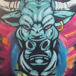 TAURUS ZODIAC ART PIECE 