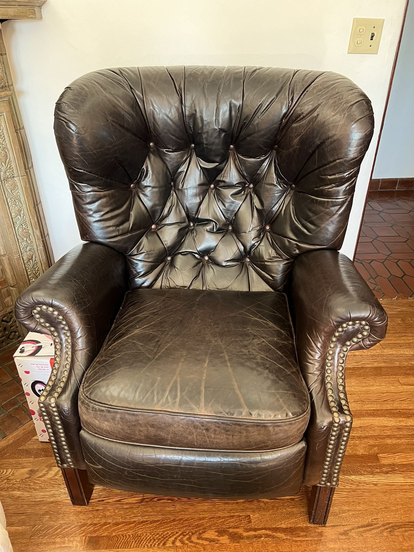 Leather Writers Chair