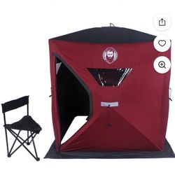 2 Person Ice Fishing Shelter w/ 2 Bonus Chairs- Nordic  Legend 