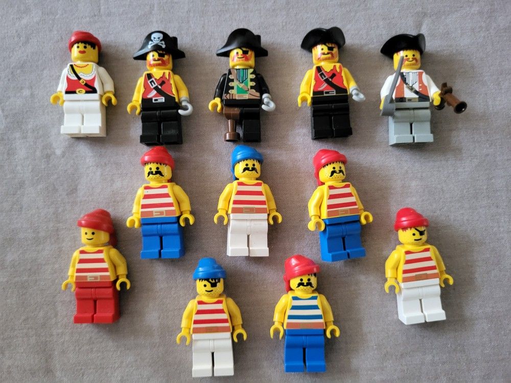 Vintage Lego Pirates Minifigures