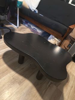 Solid wood coffee table.