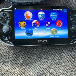 PlayStation Vita With Game And Case