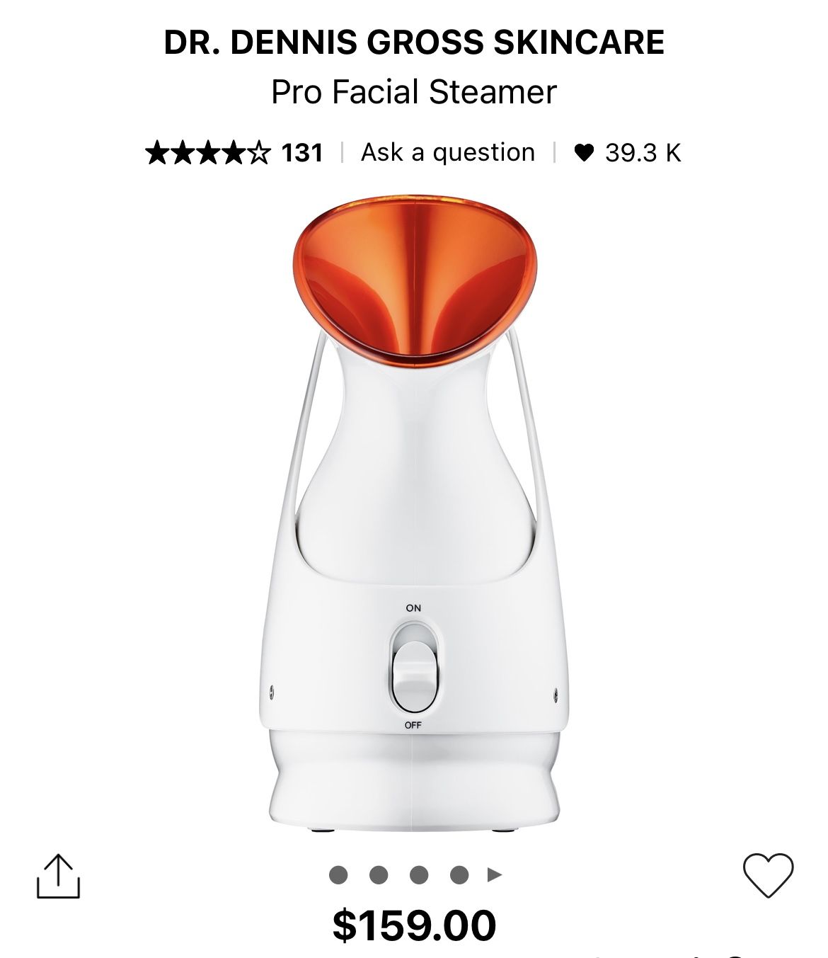 Dr. dennis Gross  Facial Steamer